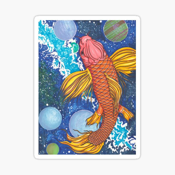 Celestial Swim Sticker