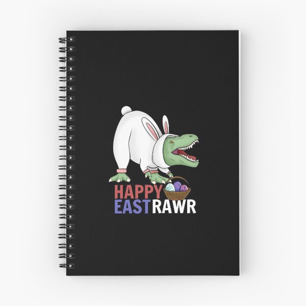 Item preview, Happy eastrawr / t rex in easter bunny costume  designed and sold by portrait4you.