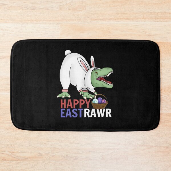 Item preview, Happy eastrawr / t rex in easter bunny costume  designed and sold by portrait4you.