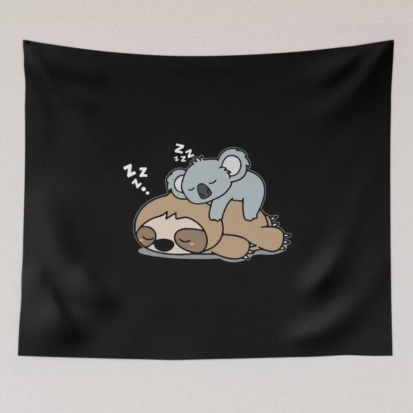 Item preview, Funny Lazy Sloth With Baby Koala Mama Bear Napping designed and sold by cxytees.