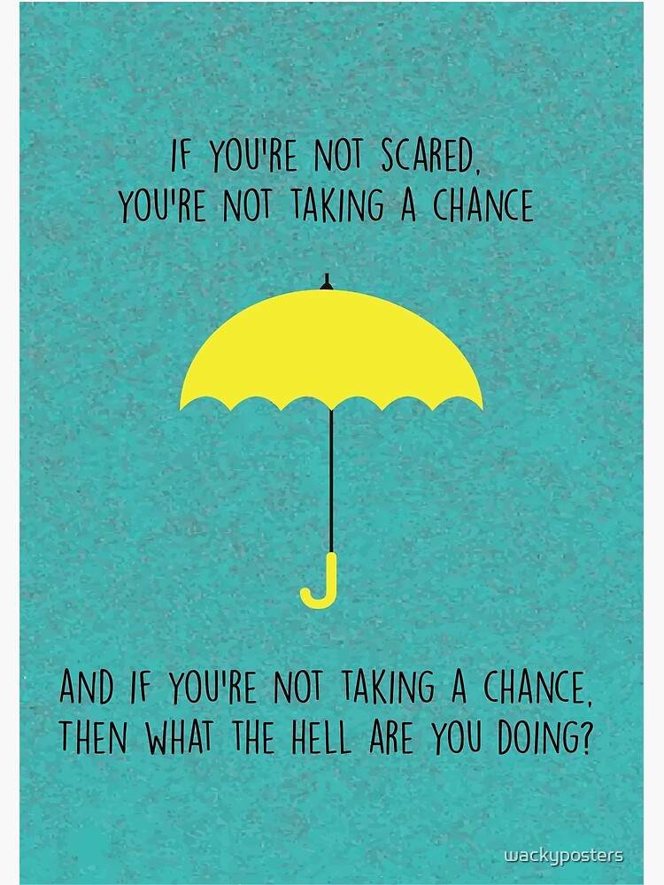 "HIMYMYellow Umbrella" Art Print for Sale by wackyposters Redbubble