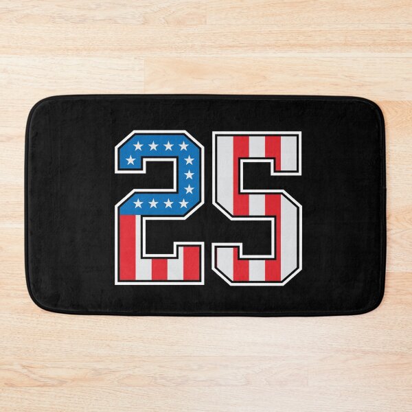 Item preview, 25 American Classy Numbers twenty-five United States Flag designed and sold by Urosek.