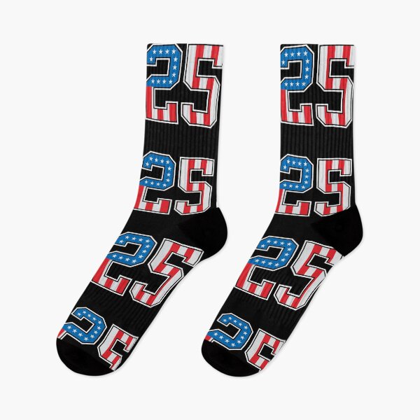 Item preview, 25 American Classy Numbers twenty-five United States Flag designed and sold by Urosek.