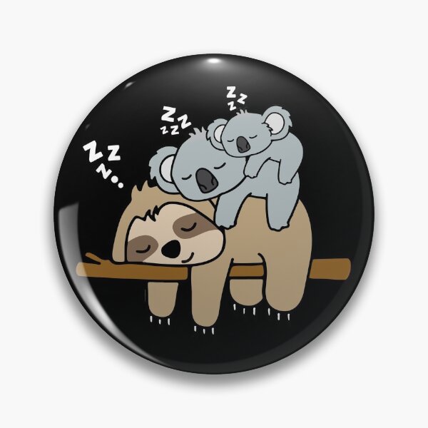Item preview, Cute Lazy Sloth With Baby Koala Mama Bear Sleeping Napping Gift designed and sold by cxytees.