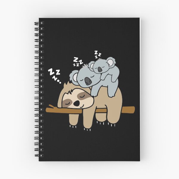 Item preview, Cute Lazy Sloth With Baby Koala Mama Bear Sleeping Napping Gift designed and sold by cxytees.