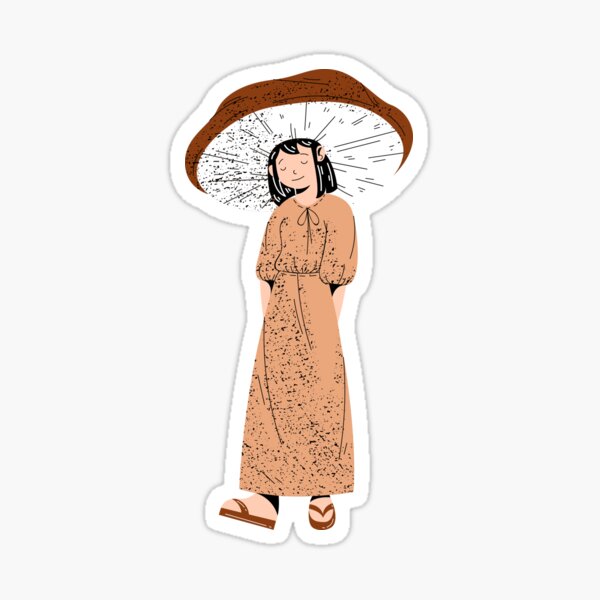 Shiitake Mushroom Sticker