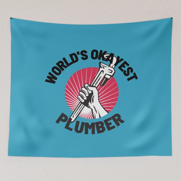 Item preview, World's Okayest Plumber designed and sold by CynthSky.