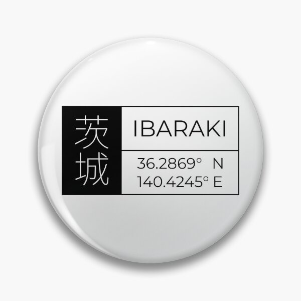 Item preview, Ibaraki - Latitude and Longitude designed and sold by Heedee Design.