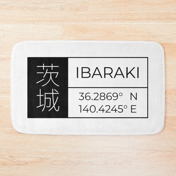 Item preview, Ibaraki - Latitude and Longitude designed and sold by Heedee Design.