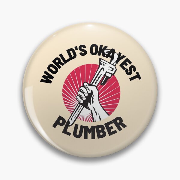Item preview, World's Okayest Plumber designed and sold by CynthSky.