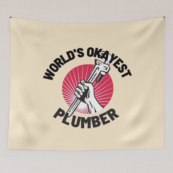 Item preview, World's Okayest Plumber designed and sold by CynthSky.