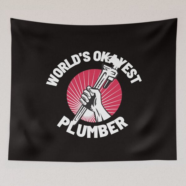 Item preview, World's Okayest Plumber designed and sold by CynthSky.