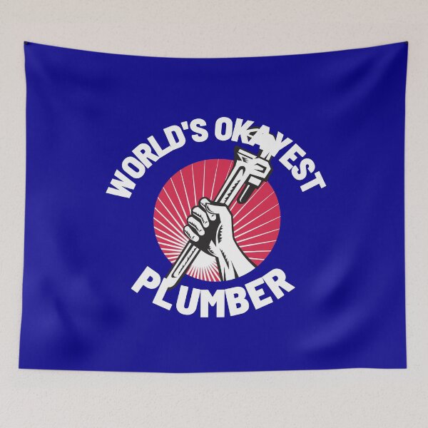 Item preview, World's Okayest Plumber designed and sold by CynthSky.