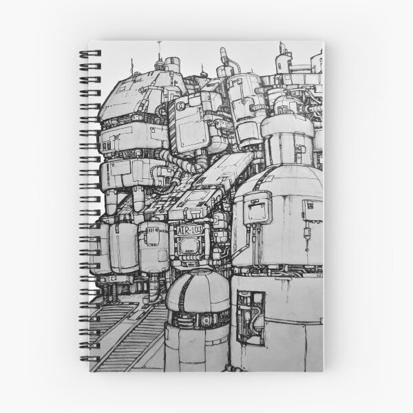 Item preview, SCI-FI MACHINERY (DRAWING) COOL DESIGN CYBERPUNK designed and sold by LFtrash.