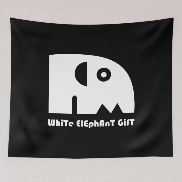 Item preview, White elephant gift allegory funny print designed and sold by kirillpanteleev.