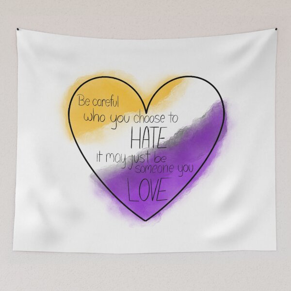 Item preview, Someone you love (ENBY) designed and sold by Asher's Art.