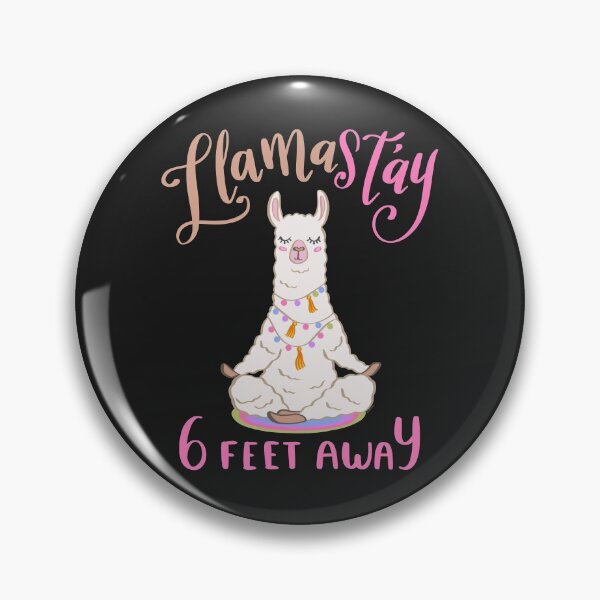Item preview, Lamastay 6 Feet Away Social Distance Llama Stay Away  designed and sold by DoubleBrush.