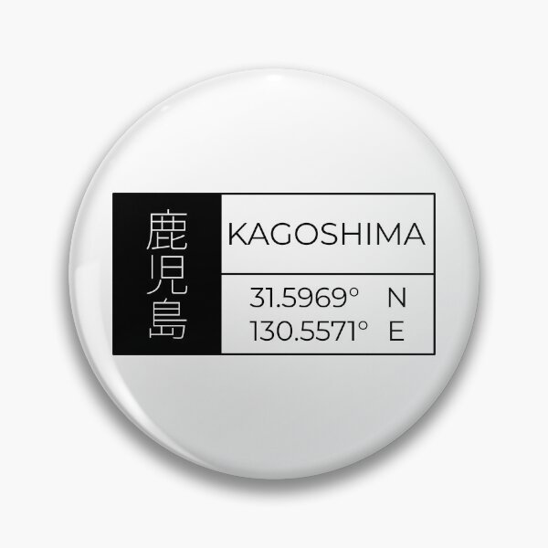 Item preview, Kagoshima - Latitude and Longitude designed and sold by Heedee Design.