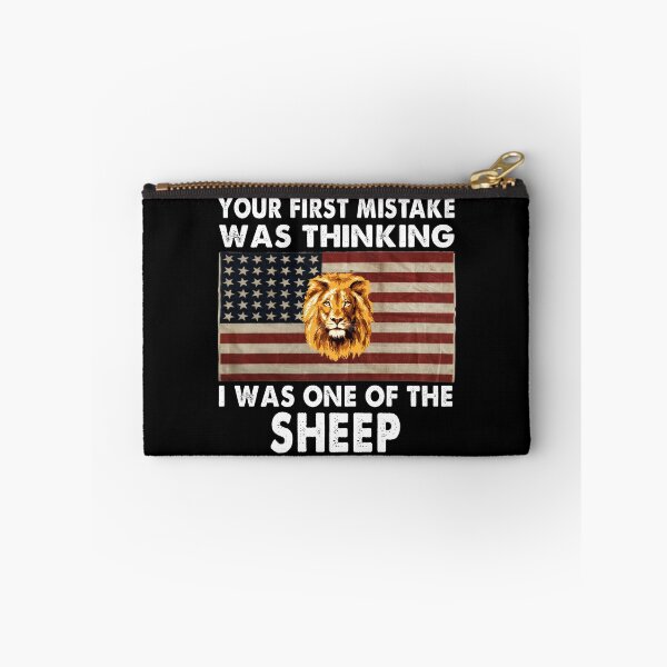 Item preview, Lion Your first Mistake was thinking i was one of the Sheep American Flag designed and sold by FordLixBe.