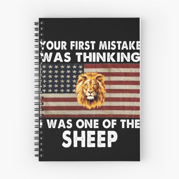 Item preview, Lion Your first Mistake was thinking i was one of the Sheep American Flag designed and sold by FordLixBe.