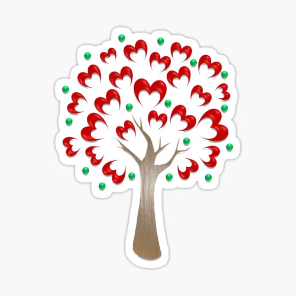 Love tree Sticker