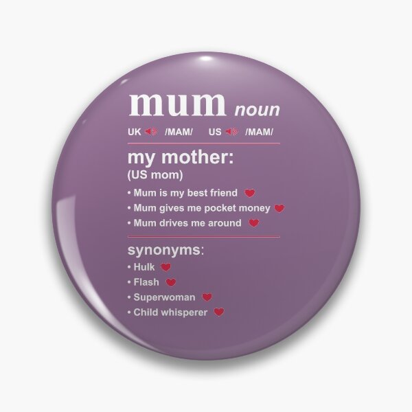 Item preview, Definition of Mum (for dark background only) designed and sold by DKdesigns27.