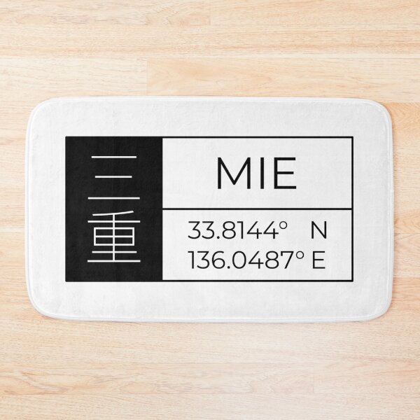 Item preview, Mie - Latitude and Longitude designed and sold by Heedee Design.