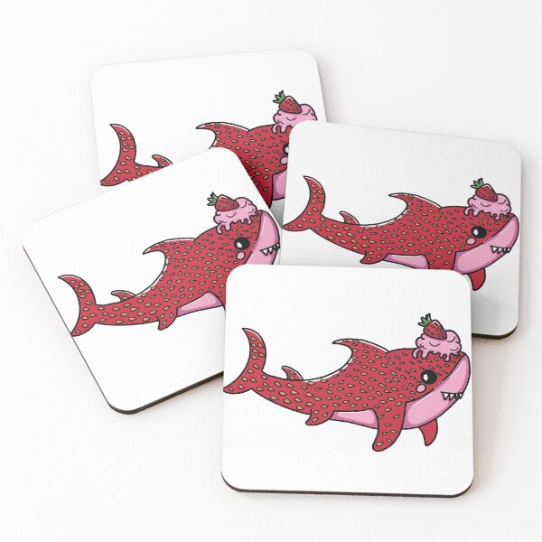 Item preview, Strawberry Shark designed and sold by MammaPanda.