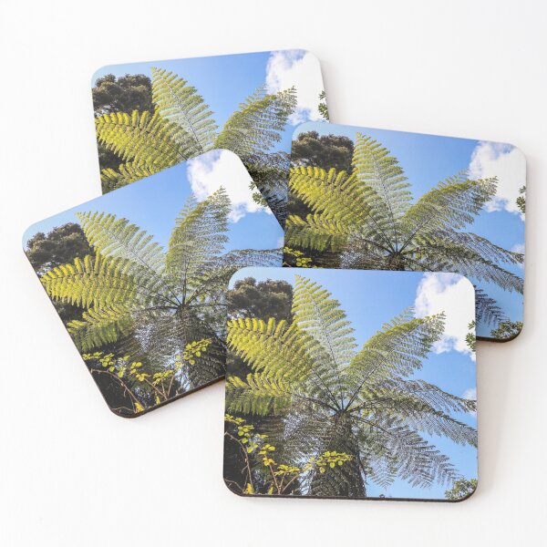 Item preview, Fern tree facing the blue sky designed and sold by FCEalin.