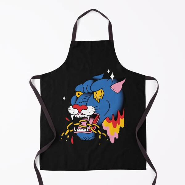 Item preview, Retro tiger head tattoo designed and sold by DerSenat.