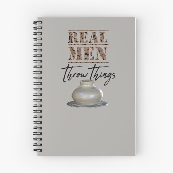 Item preview, Real Men Throw Things / Pottery Wheel / Funny Pottery designed and sold by bryanmcclelland.