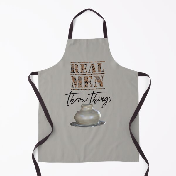 Item preview, Real Men Throw Things / Pottery Wheel / Funny Pottery designed and sold by bryanmcclelland.