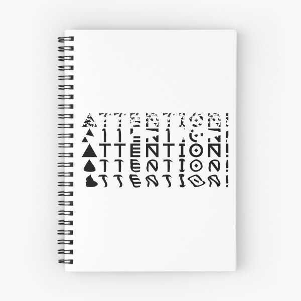 Item preview, Attention! (White) designed and sold by clearlywitches.