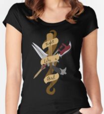 Fight Like A Girl Women's Fitted Scoop T-Shirt