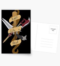 Fight Like A Girl Postcards