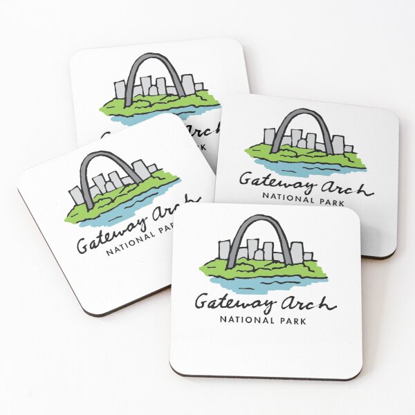 Item preview, Gateway Arch National Park Hand-drawn designed and sold by Ampathy.