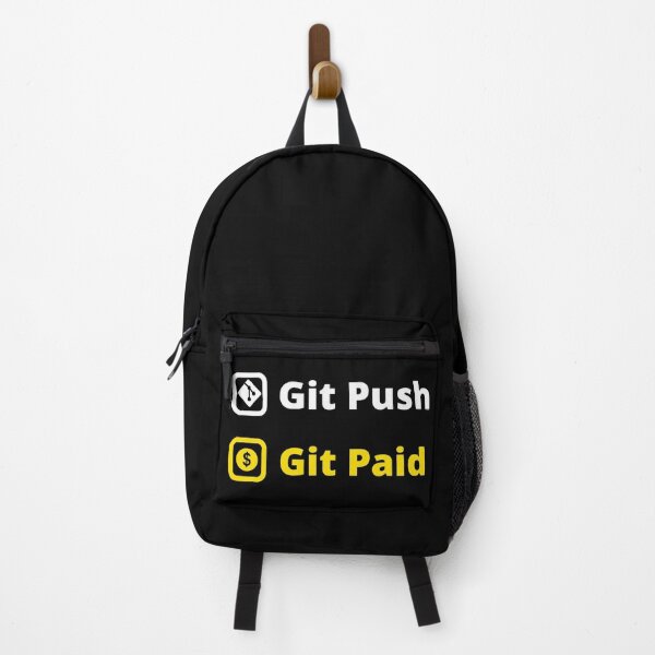Item preview, Git Push Git Paid - Github Joke designed and sold by DevGoodies.