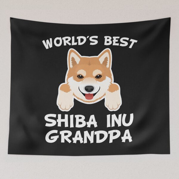 Item preview, Mens World's Best Shiba Inu Grandpa Dog Granddog designed and sold by Jocelyn221.