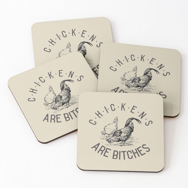 Item preview, Chickens are Bitches -Crazy Rich Asians Design on Stone - Bok Bok Bitch! designed and sold by katiekendall.