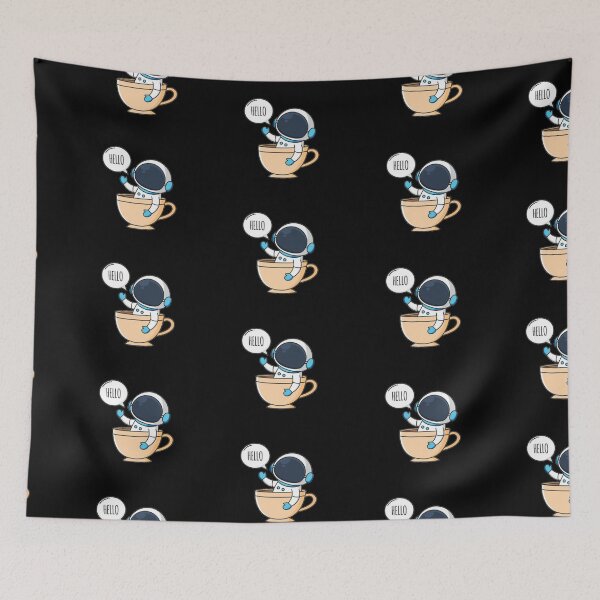 Item preview, HELLO SPACE COFFEE designed and sold by ZghoulStore.
