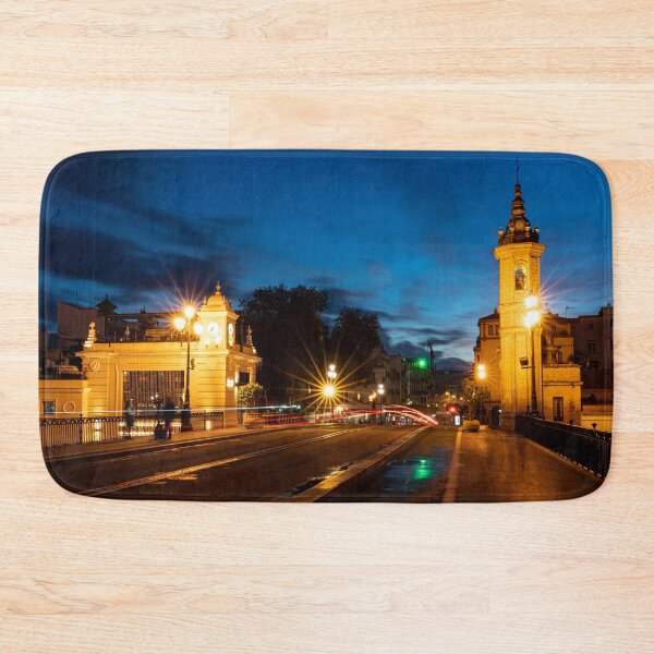 Item preview, Seville Bridge Nightscape designed and sold by hawkie.