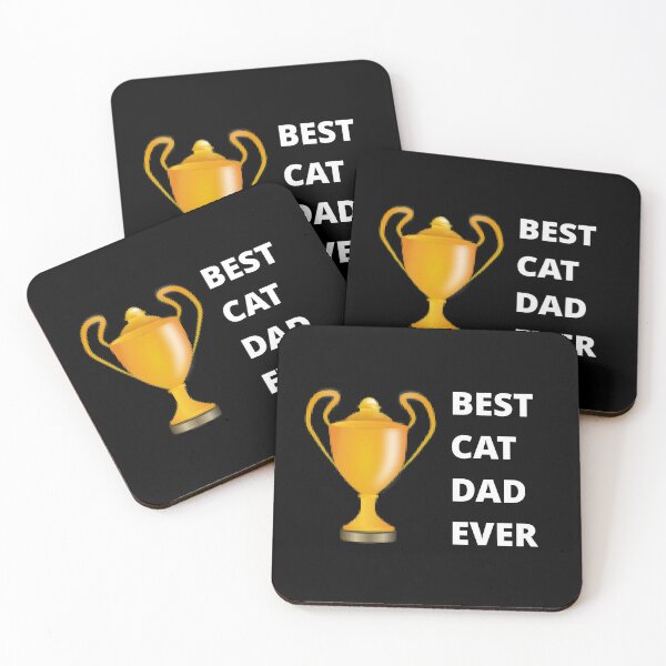 Item preview, BEST CAT DAD EVER designed and sold by uniqueitems.