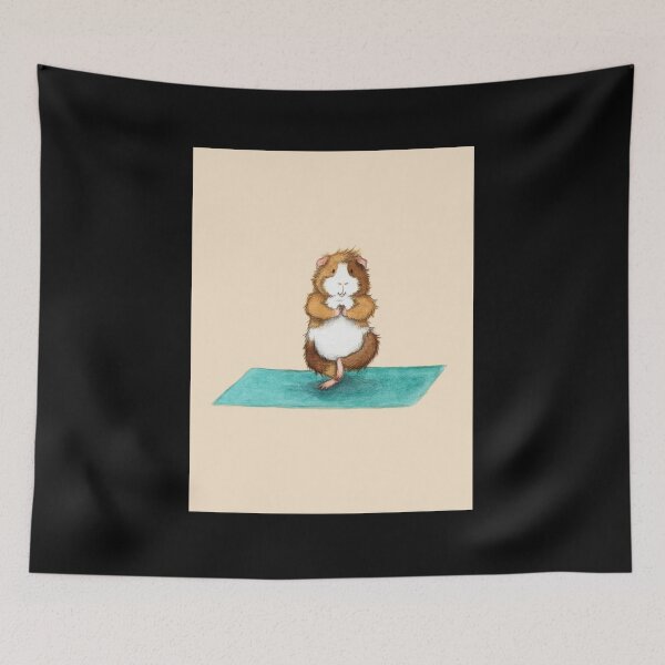 Item preview, Yoga Guinea Pig Tree Pose Yoguineas designed and sold by AracelyGoodwin.