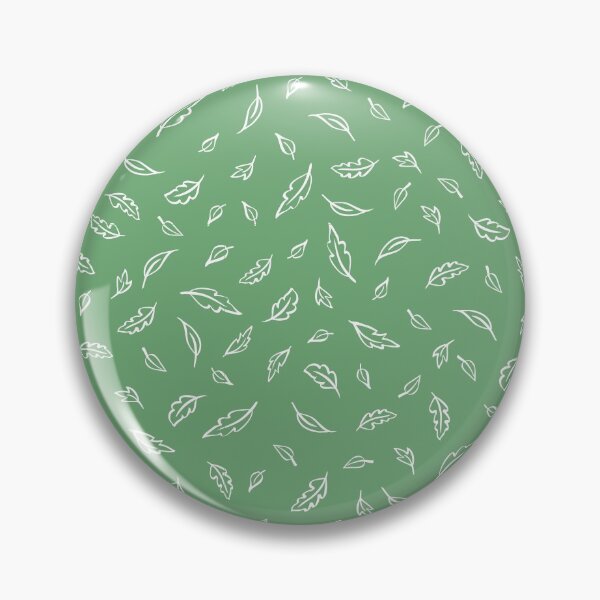 Item preview, White Outline Green Leaf Pattern designed and sold by designsbyshella.