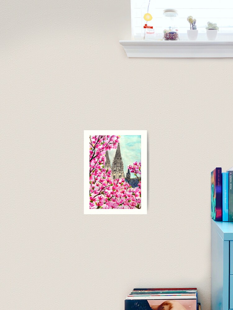 Thumbnail 2 of 3, Art Print, Votivkirche - Vienna designed and sold by ClaudiaBrueggen.