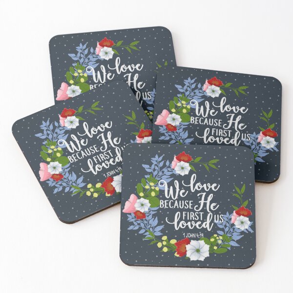 Item preview, We love because he first loved us designed and sold by della95.