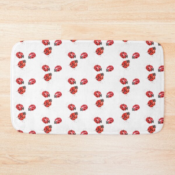 Item preview, Three ladybugs drawn by watercolor designed and sold by panyulia21.