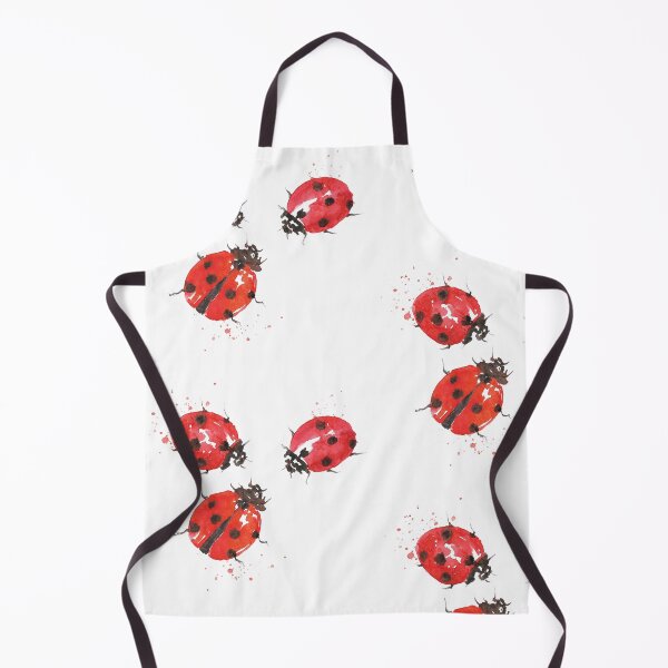 Item preview, Three ladybugs drawn by watercolor designed and sold by panyulia21.
