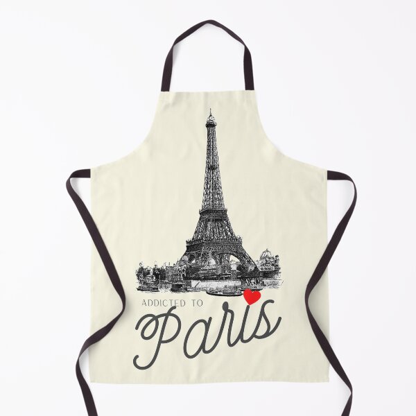 Item preview, Addicted to Paris: for lovers of the Eiffel Tower, France, parisienne, all things Paris, with yellow background designed and sold by meraviglioso.