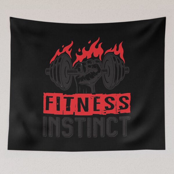 Item preview, Fitness Instinct - Motivational gym tees. designed and sold by PrintPress.
